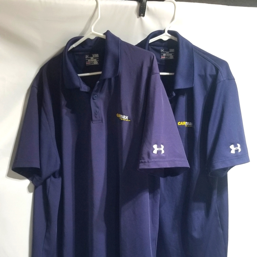 (2) Carmax Under Armour Polos